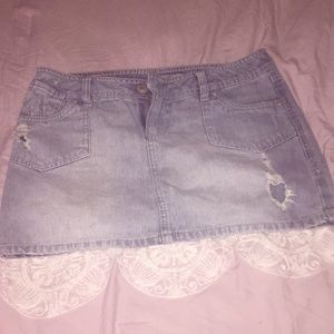 Kids Jean Blue Skirt